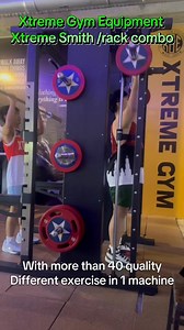 Commercial grade heavy duty smith machine/rack combo by Xtreme Gym equipment 👉🏾stable,durable 👉🏾modern and compact design 👉🏾smooth play with counter balance 👉🏾thick metal frame -compare the difference 👉🏾best quality For orders and inquiries 👉🏾📩 We deliver nationwide | Xtreme Gym Equipment