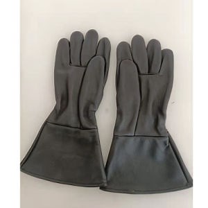 [Hot Item] Real Cowhide Welding Leather Heat Resistant Hand Safety Sport Gloves