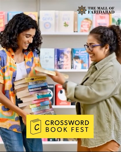 🥳👀 #TheMallOfFaridabad is transforming into a reader's paradise for all the lit-heads!📚 We're back again for another edition of Crossword Book Fest, and it’s almost here! 📘📙 You can too explore the joy of literature 📔 with your loved ones at #BadiKhushiyonKaBadaMall! 📅 2nd to 11th May 📌 Mall Atrium, The Mall of Faridabad With......Fun Activities by Crossword Bookstores for Kids: 🔖 DIY Bookmarks 🎨 Colouring Activities 📖 Storytelling Sessions So, what are you waiting for? Mark your cale