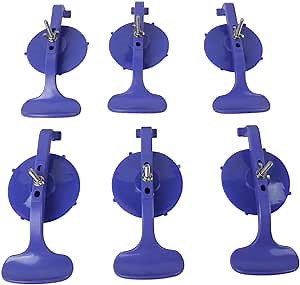 MR CARTOOL Suction Clamp Set 6PCS Body Repair Suction Cup Clamps for Convertible Glass Windshield Repair/Gluing