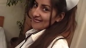 Big Tit British Indian Nurse Used White Cocks