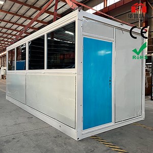 [Hot Item] China Flat Pack Prefabricated Fast Foldable Portable Modular 20FT 40FT Folding Mobile Container Tiny House Homes Office Sale Folding Container House