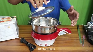 #MiniCookingPot বাসায় গ্যাস এর সমস্যা? ব্যাচেলর/স্টুডেন্ট/ ছোট ফ্যামিলি, বাসায় গ্যাস নাই ঝটপট রান্নার জন্য । ছোট বেবির আম্মুরা বেবিকে নিয়ে কোথাও বেড়াতে গেলে টেনশনে থাকেন বাবুর খাবার তৈরি নিয়ে!! তাই নিয়ে এলাম এই মিনি কুকিং পট সহজেই বহন করে নিয়ে যেততে পারবেন। বিদ্যুৎ বিল অনেক কম আসে Electric Double Layer Non-stick Cooking pot. 1.8L Mini Electric Pots Rice Cooker Non-Stick Cooking Machine Steam Hot Pot Multicooker Electric Cookers যারা ছোট আকারে রান্নাবান্না করে থাকেন, এবং কম পরিসরে রান্না করতে পছন