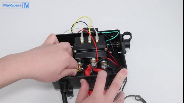 Amazon.com: MaySpare Winch Solenoid Control contactor Pre-Wired Box for 8000-17000 Electric ATV UTV winches 12V : Automotive