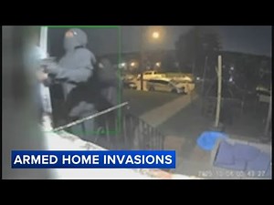 2 families tied up in violent home invasions; suspects wanted
