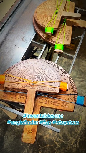 Custom engraved angle finder tool that can speed up the process of figuring out what the angle of something is or squaring up something as well. #anglefinder #weldingtools #christmasideas | Rocky Mt Woodworks
