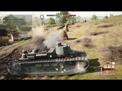 BATTLEFIELD 1 char 2c (Behemoth tank) gameplay