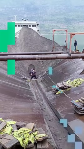 23K views · 241 reactions | Barge unloads 3000 tons of alluvial sand1 | USA Machines Channel | Facebook