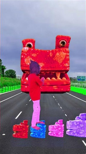 Wait me jump on All colours Pac-Man & Big monster pacman #youtubeshorts