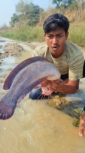 52K views · 154 reactions | Flowing water river hand fishing video #fishing #video #reels #fish #hand_fishing #catfish | Only Fishing | Facebook