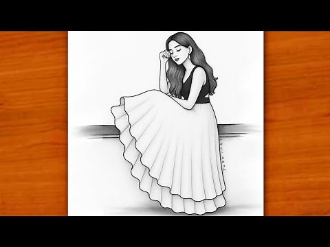 Beautiful Girl Pencil Sketch | Easy Drawing for Beginners | Lavi Arts 2