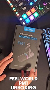 Unboxing FEELWORLD PM1 Dynamic Mic PM1-XS Price: 69.99 USD(with metal desktop stand)  YTB @GNRFrank #feelworld #feelworldpm1 #microphone #podcast #dynamicmicrophone #livestreaming #desksetups #deskreset #streaming #microphones #gaming #music #recording #studio #recordingstudio #audio #mic #homestudio #proaudio #studiogear #PodcastingGear #USBMicrophone #AudioTech #PodcastEquipment #HomeStudioSetup #audioquality | Feelworld | Facebook