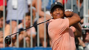 Best of Tiger Woods first round back: drives, shots and Justin Thomas taunts
