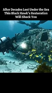 4.5K views · 18 reactions | After Decades Lost Under the Sea… This Black Hawk’s Restoration Will Shock You #amazing #abandoned #restoration #restored #mechanic | Barbie's Formals | Facebook