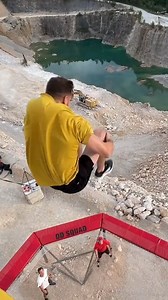 Well that could have gone worse… full video on the mega trampoline wall is out on my channel 🤙 #trampwall #megatrampoline thx @Dunking Devils Squad | Scoopster