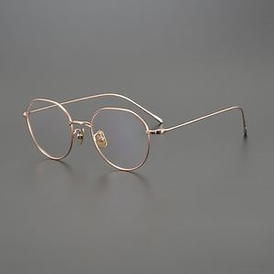 [Hot Item] Ready Goods MOQ12 Beautifully Handcrafted 925 Sterling Silver Titanium Optical Eyeglasses Frame