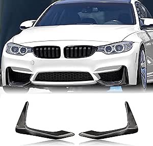 AeroBon Prepreg Dry Carbon Fiber Bumper Cover Splitter Compatible with 2014-2020 BMW M-Power F80 M3/ F82 M4/ F83 M4 Bumper