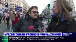 Lors de la Journée internationale de lutte contre les violences faites aux femmes ce samedi, les participantes réclament des moyens supplémentaires | BFM Paris Île-de-France | Facebook