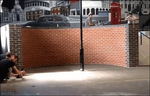 BMX wallride to flair | 4GIFs.com