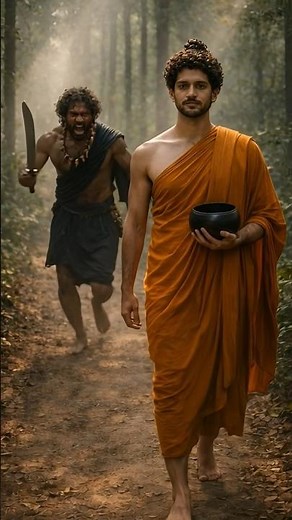Transformation of Angulimala #buddha #buddhism #buddhiststory #lordbuddha #buddhansh