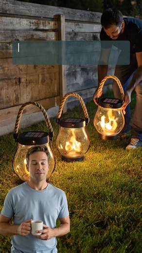 🔥 Solar lanterns that bring flickering warmth all night | Camp Lamp