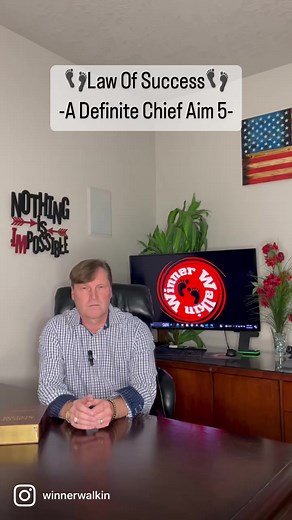 Law Of Success -Definite Chief Aim 5- #WinnerWalkin #SelfTalk #DefiniteChiefAim#Thoughts #NapoleonHill #Definite #Dominant #AndrewCarnegie #Success | WINNER WALKIN | Facebook