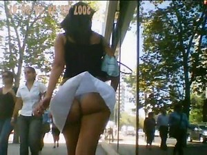 Windy upskirt