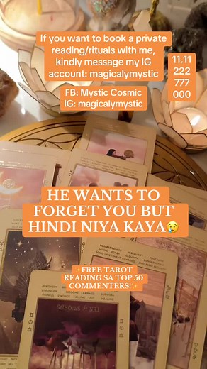 LIBRENG TAROT READING PARA SA TOP 50 COMMENTERS!