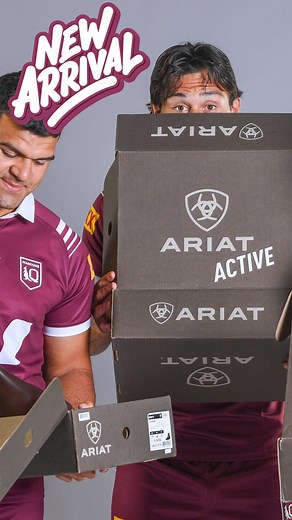 Introducing a new breed of performance boots, Studbrokes, a part of our Ariat Active range! Welcome to the future of athletic footwear. Combining cutting-edge innovation with advanced materials – Ariat is now bringing technology from the stable to the stadium. Proud partners of the @qldmaroons, we now support the team on and off the field. Learn more in our link in bio! #AriatAus #AriatAustralia #AriatActive #Studbrokes #QLDMaroons | Ariat Australia