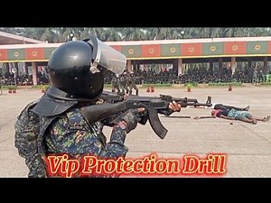 Ansar Guard Battalion, Vip protection Drill. #ansarvdp #battalionansar #strength
