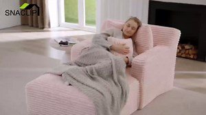 SANCLIP 65.4" D Boneless Chaise Lounge Chair Indoor, Oversized Corduroy Single Cloud Sofa Couch, Comfy Upholstered Deep Seat Reading Sleeper Chair Bed for Living Room, No Assembly Required, Green