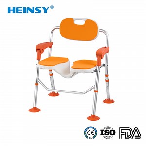 [Hot Item] Heinsy Non-Slip Shower Bath Chair and U-Shaped Seat for Elderly Handicap.