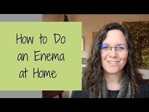 How to Do an Enema at Home
