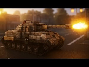 Minecraft Panzer 7 Löwe Tutorial – Detaillierter WWII Schwerpanzer Bau!