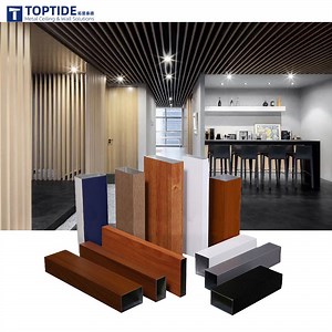 [Hot Item] Metal Suspended Ceiling System Decorative Aluminum Baffle Ceiling Design for Commercial Building