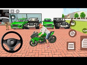 🎮 Franklin order by 2️⃣ Black Thar jeep 2️⃣ Fortuner &1️⃣H2r in Indian🇮🇳 bike Thief Auto simulator 🎮