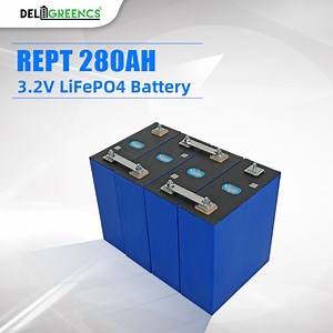 [Hot Item] Rept 3.2V 280ah Prismatic Battery Cell Deep Cycle Battery for Solar RV Inverter