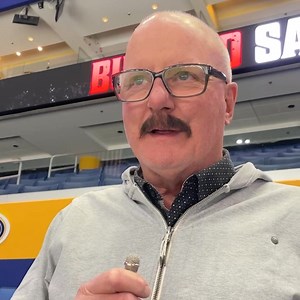 10K views · 263 reactions | You know we had to get the dads on the mini mic 欄 #Preds x Kroger | Nashville Predators | Facebook