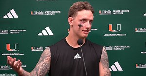 VIDEO: Carson Beck postgame press conference after loss at SMU