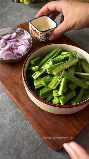 Dahi wali Bhindi in just 20 minutes #shorts #bhindi #easyrecipe #food #cooking #trending