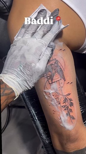 #tattoostudiobaddi . Follow - @iartistabhi_ink_street_tattoos . #tattoomodel #inkstreettattoobaddi #9882464535 #tattoolove #tattooshop #tattooartist #bestincity #arteveryday #follow4folow #likevídeo #himachalartist #tattooshopbaddi #viralvideo #tattooartis #instareels | Artist Abhi saini