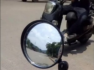 2PCS Bike Mirror, Bicycle Rear Adjustable Rearview Mirror, 360° Rotatable Rear-View Mirrors Handlebar Mounted Glass Mirror, Universal Rearview Mirror for Mountain Bike and Road Bike