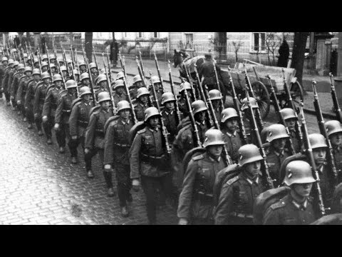 Heidemarie, wenn wir am Rhein marschieren - German Soldier's / Marching Song [Footage + Eng. Subs]