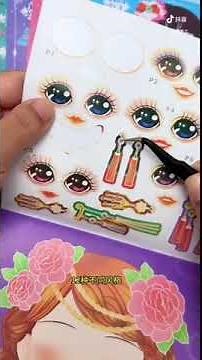 This set of dress-up sticker books is very suitable for girls to play, children like it, can sit st