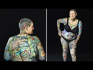 Senior Citizen Breaks Tattoo Record After Late Husband Never Let Her Get Even On
