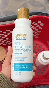 Drench your strands in hydration with the Moisture Smoothie Shampoo! ✨便 Infused with coconut, agave & sweet almond milk, this nourishing formula cleanses while restoring softness and shine. Shop at Target and grab yours today! ️ | Raw Sugar | Facebook