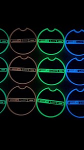 Ford F-150 Cup Holder Coasters (2018-2025): Glow or Non-glow, Custom Colors - Etsy Australia
