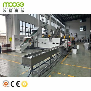 [Hot Item] Single / Double stage PP bags compacting strand cooling pelletizing line