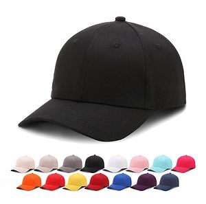 [Hot Item] Factory Wholesale Custom Blank Cotton Sport Hats 6 Panel Plain Baseball Cap
