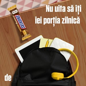 3.8K views · 43 reactions | Pleci undeva? Ia Snickers Creamy cu tine și rămâi zen oriunde mergi! | Snickers România | Facebook